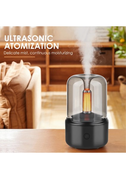 Taşınabilir Mini Aroma Yayıcı USB Hava Nemlendirici Uçucu Yağ Gece Lambası Soğuk Mist Maker Püskürtücü Ev Kullanımı Için Hediye, A (Yurt Dışından)