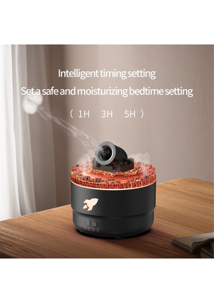 Simüle Topçu Ateşi Esansiyel Yağ Difüzörü Aromaterapi Hava Nemlendiricisi Küçük Koku Aroma Nemlendirici Difüzörü,a (Yurt Dışından)