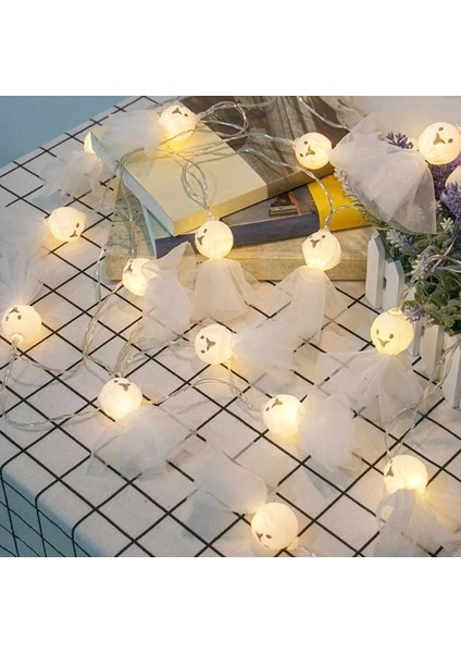 Cadılar Bayramı Hayalet Dize Işıklar 1.5m 10 Işık Sıcak Beyaz (Yurt Dışından) fiyatları