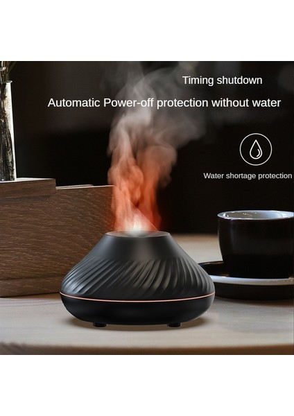 DQ705 Volkanik Alev Aroma Difüzör Hava Nemlendirici DQ705(BEJ) Bej (Yurt Dışından) fırsatları