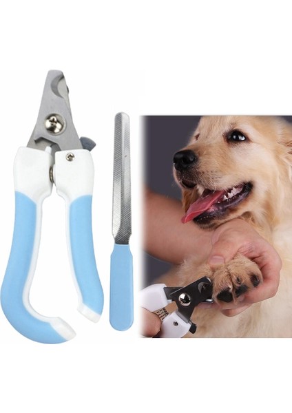 Paslanmaz Çelik Kedi ve Köpek Tırnak Makası Mavi (Yurt Dışından)