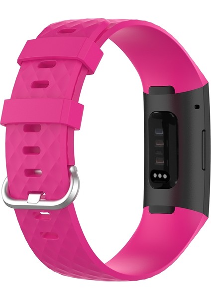 Fitbit Charge 4 / Charge 3 / Charge 3 Se Için Saat Kordonu, Boyut: S Gül Kırmızısı (Yurt Dışından) fırsatları
