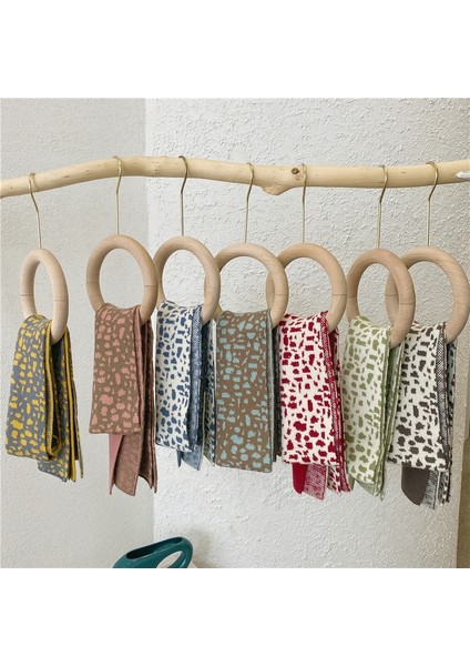Çocuk Örgü Eşarp 122 x 20CMAÇIK Mavi (Yurt Dışından)