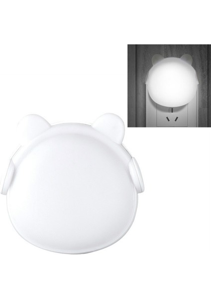 4 Parça Akıllı Işık Kontrolü Mini Gece Lambası, Us Plug Beyaz (Yurt Dışından)
