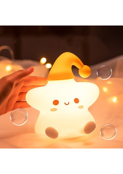Silikon Yıldızlı Gece Lambası, Spec: Touch Sensor Çok Renkli (Yurt Dışından)
