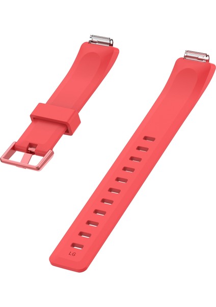Fitbit Inspire / Inspire Hr Parlak Yüzeyli Silikon Saat Bandı Için, Beden:l Kırmızı (Yurt Dışından) modelleri