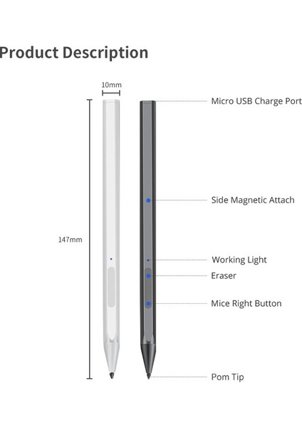 Lenovo Sekmesi Için P11 Pro 11.5 Inç TB-J706F Basınç Dokunmatik Kalemi Lenovo Sekmesi P11 Pro Gümüş Gümüş (Yurt Dışından) fiyatları