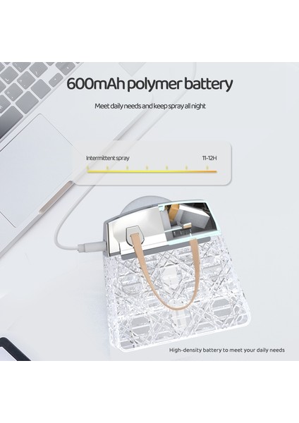 Masaüstü Küçük Kristal Çanta Nemlendirici Beyaz Şarj Edilebilir (Yurt Dışından) fırsatları