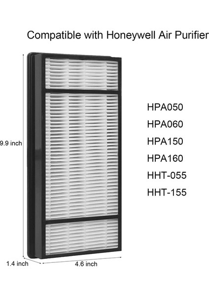 Honeywl Hrf-H1 HPA050 Hava Temizleme Cihazı 2 Adet/paket Filtre Honeywell Için (Yurt Dışından) modelleri