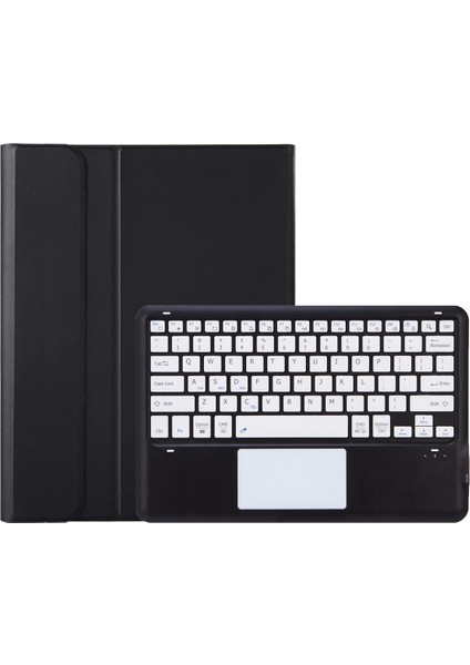 Klavye Tablet Deri Kılıf A0N10-A Siyah Beyaz (Yurt Dışından)