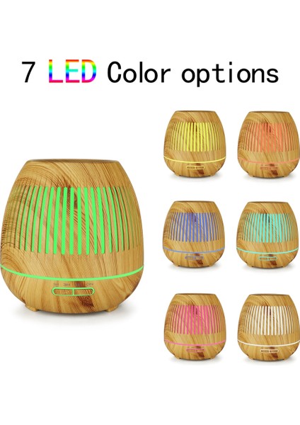 400ML Hollow-Out LED Nemlendirici Ahşap Hava Temizleme Cihazı Ab Tak Açık Kahverengi (Yurt Dışından) fırsatları