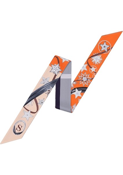 Tarot Harfli Kadın Küçük Eşarp, Genişlik: 6.2cm, Harf:s (Yurt Dışından)