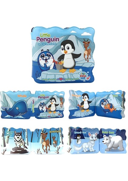 3'lü Eva Eğlenceli Banyo Kitabı Minik Penguen (Yurt Dışından)