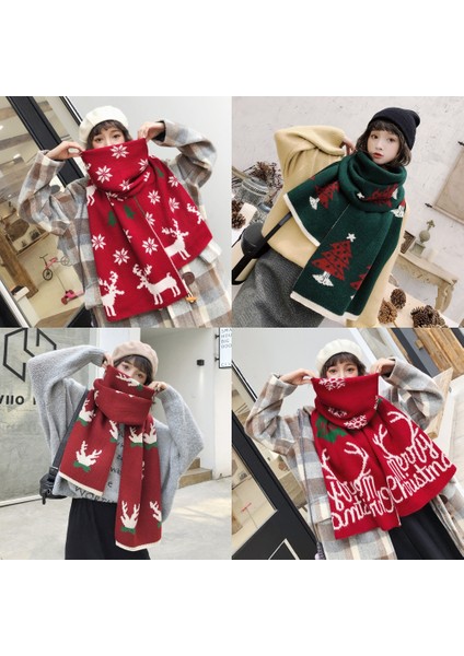 Örme Sıcak Tüm Maç EŞARPT01 Şarap Kırmızısı (Yurt Dışından) modelleri