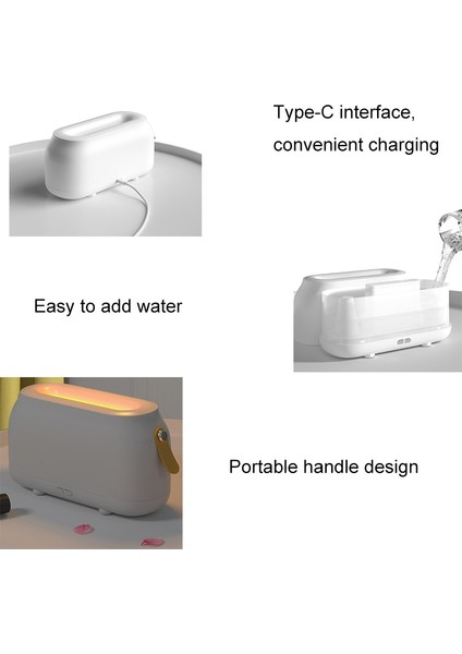 Simülasyon Alev Nemlendirici Işık, Renk: 3 Renk (Rgb) (Yurt Dışından) modelleri