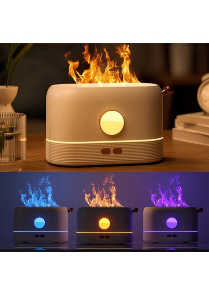 Alev Aromalı Nemlendirici, Renk: 3 Renk Açık-Beyaz (Yurt Dışından)