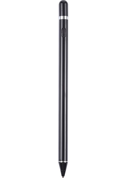 2,3mm Süper Finli Metal Nib Kapasitif Dokunmatik Ekran Kalem Siyah (Yurt Dışından)