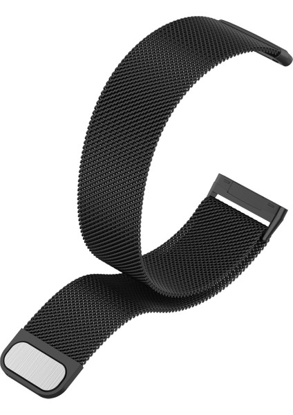Metal Örgü Kordonlu Saat, Fitbit Versa 4/3 Için Küçük Boy (Küçük Boy) Siyah (Yurt Dışından) fırsatları