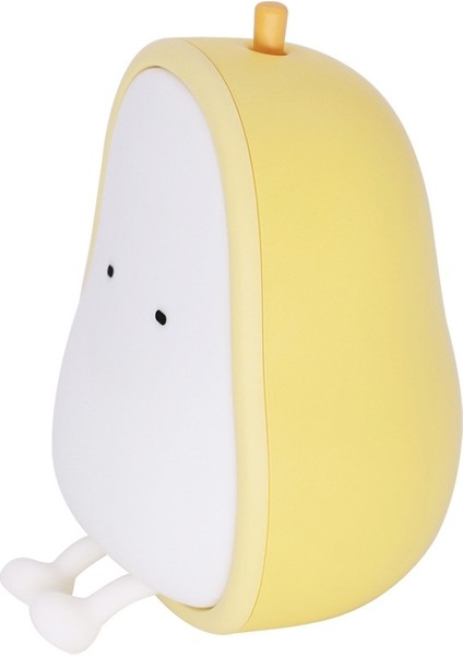 Silikon Armut LED Gece Lambası Armut Şekli Beyaz (Yurt Dışından)