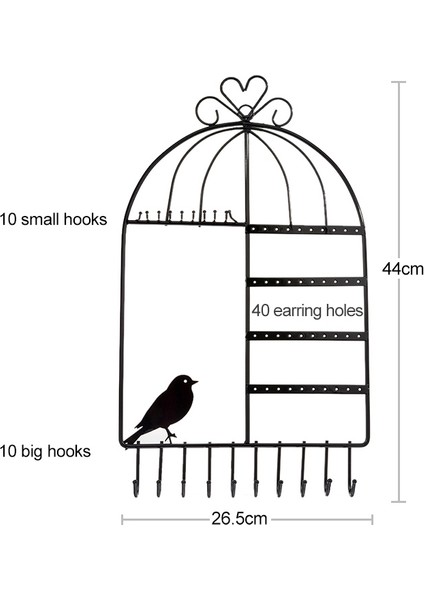 Kuş Kafesi Şekli Jewry Ekran Depolama Rafı Beyaz (Yurt Dışından) fiyatları