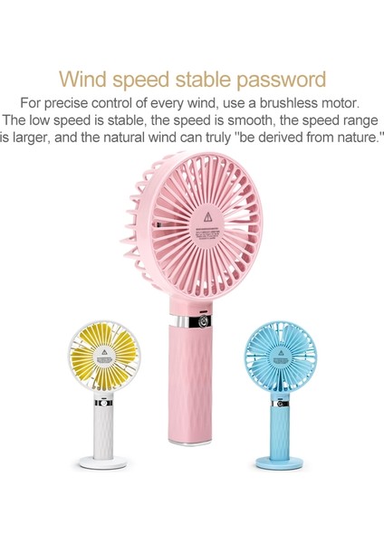 S8 Taşınabilir Sessiz El Hd Masaüstü Ectric Fan Beyaz (Yurt Dışından) fırsatları