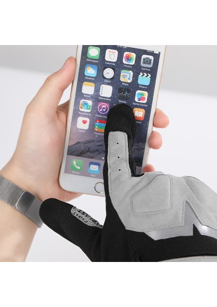 Erkekler ve Kadınlar Macron Dört Renkli Off-Road Motosiklet Aşınmaya Dayanıklı Uzun Parmak Eldivenleri (Yurt Dışından) fırsatları