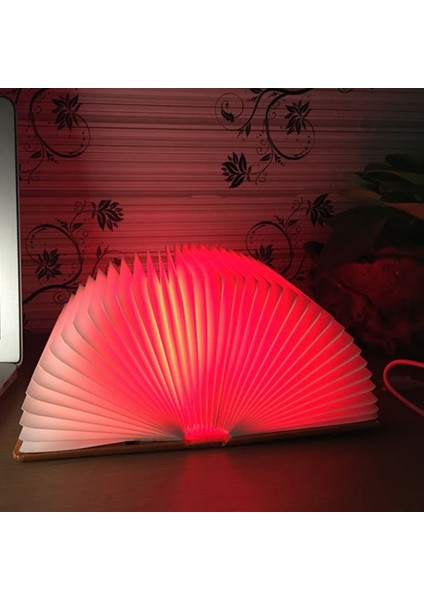 Katlanabilir Sayfalar Renkli Karartma Kitap Şekli LED Açık Kahverengi (Yurt Dışından)