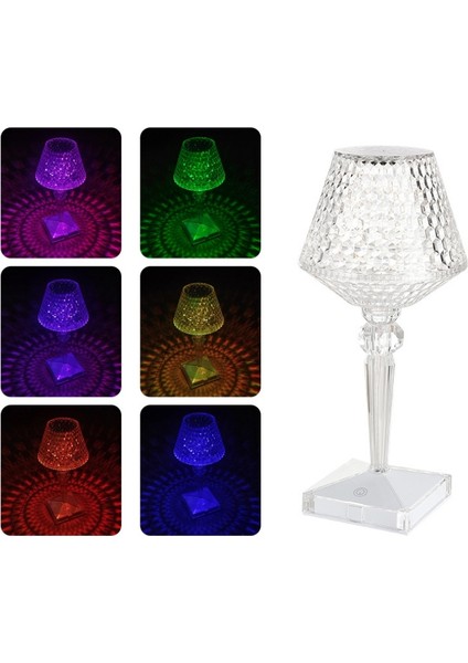 LED Wine Gl Gece Lambası, Özellikleri: Uzaktan Kumandalı RGB16 Renkler Çok Renkli (Yurt Dışından)