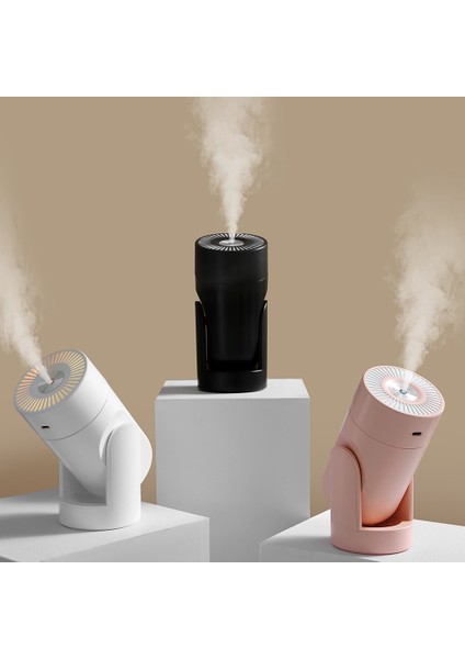 L09 USB Takılabilir Döner Renkli Gece Lambası Nemlendirici Pembe (Yurt Dışından) fiyatları