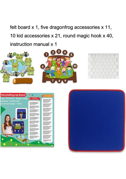Çocuk Zeka Oyuncak Hikayesi Ft Board Hikayesi Keçe Pano (Yurt Dışından)