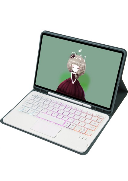 Samsung Galaxy Tab S6 Lite Koyu Yeşil Klavye Kılıfı (Yurt Dışından) modelleri