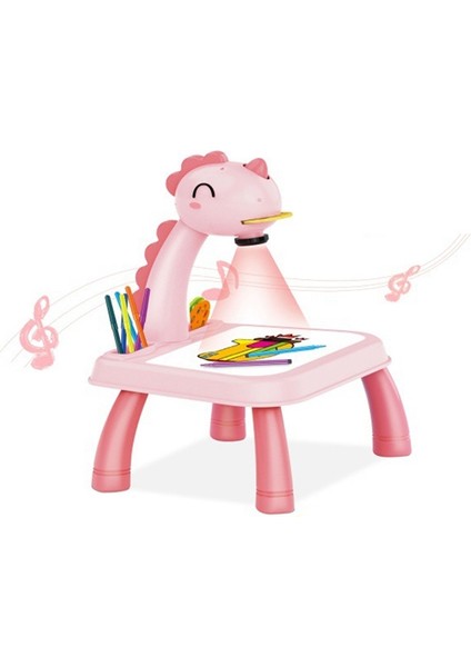 Çocuk Masası Oyuncak, Stil: Dinozor Pembe (Yurt Dışından)