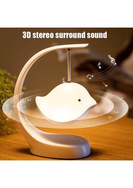 Kuş Hoparlör Gece Lambası, Stil:bluetooth Çok Renkli (Yurt Dışından)