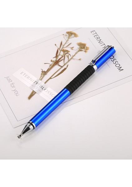 Evrensel 2 Arada 1 Yuvarlak Ince Uç Kapasitif Kalem Kalemi Koyu Mavi (Yurt Dışından) modelleri