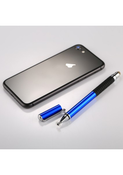 Evrensel 2 Arada 1 Yuvarlak Ince Uç Kapasitif Kalem Kalemi Koyu Mavi (Yurt Dışından) fırsatları