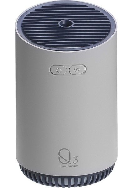 Kablosuz Q3 Nemlendirici Mini USB Şarjlı Taşınabilir Hava Temizleme Cihazı Gri (Yurt Dışından)