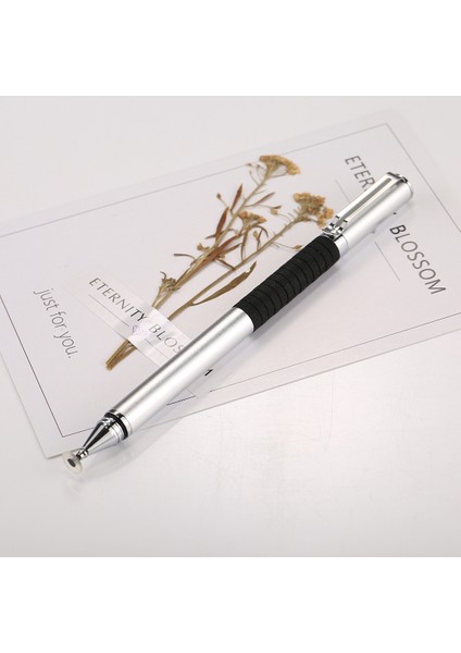 Evrensel 2 Arada 1 Yuvarlak Ince Uç Kapasitif Kalem Kalem Gümüşü (Yurt Dışından) modelleri