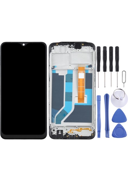 Oppo A5S Için Tft LCD Ekran CPH1909 CPH1920 CPH1912 Sayısallaştırıcı Tam Montaj Çerçeveli (Yurt Dışından) fiyatları
