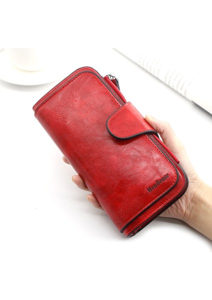 Toka Bayanlar Uzun Cüzdan Cep Telefonu Çantası Çoklu Kart Yuvası Para Cüzdanı Clutch (Yurt Dışından)