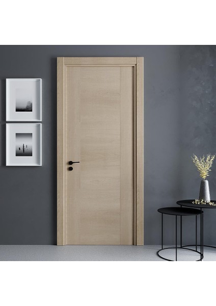Yeni Meşe Melamin Kapı 87X203-10/13-WC-BANYO