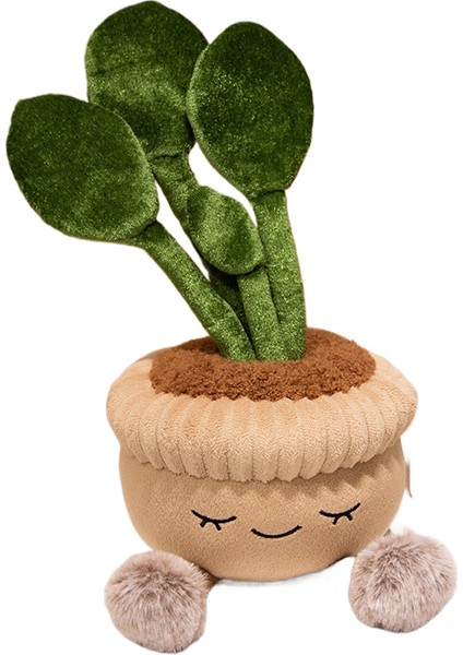 30CM Sevimli Karikatür Saksı Bitki Bebek Peluş Oyuncak (Yurt Dışından)