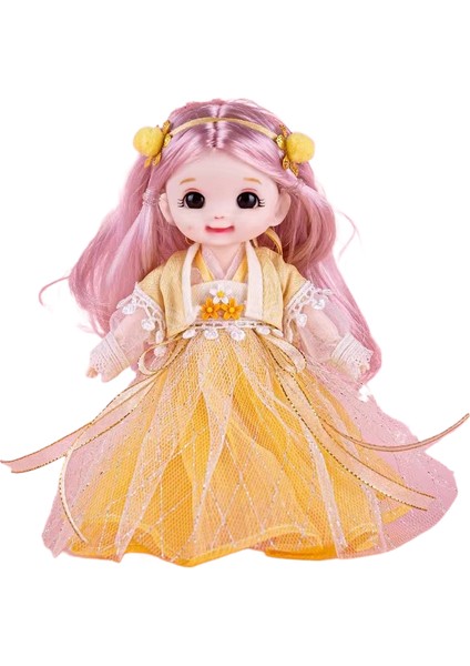 17CM Antik Kız Bebek Barbie Hanfu Prenses Çocuk Hediyesi (Yurt Dışından)