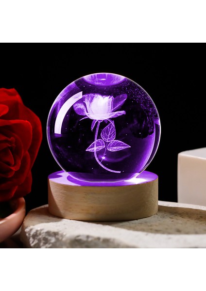 3D Kristal Küre Masaüstü Süsleri (Yurt Dışından)