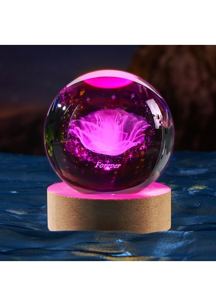 3D Kristal Küre Masaüstü Süsleri (Yurt Dışından)