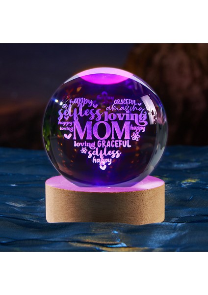 3D Kristal Küre Masaüstü Süsleri (Yurt Dışından)