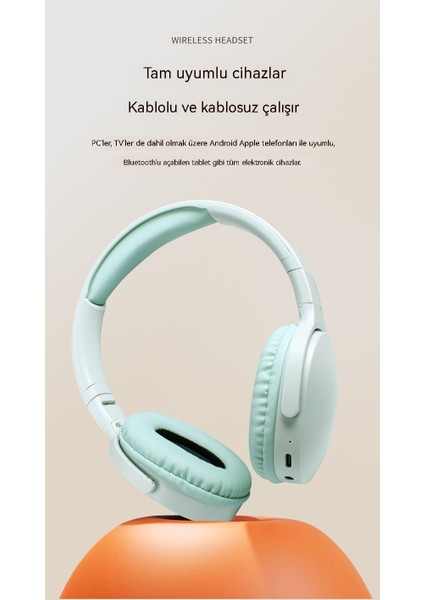 Kablosuz Bluetooth Kulaklık Kulaklık Başlığı Gürültü Önleyici Mobil Oyun Bluetooth Kulaklık (Yurt Dışından) modelleri