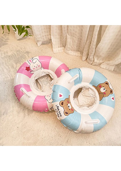 Bebek Şişirilebilir Yüzme Halkası, Çocuk Şişme Yüzme Halkası Koltuğu, Kulplu Yeniden Kullanılabilir Yüzme Tüpü (Yurt Dışından)