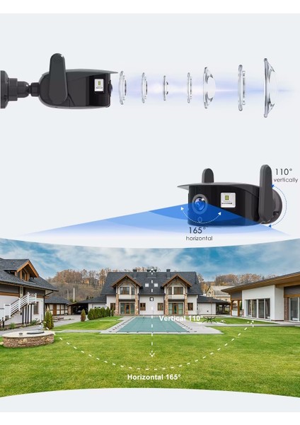 Mpıa Kei Plus Türkçe Uygulamalı 4 Mp Çift Lens Wi-Fi Kamera