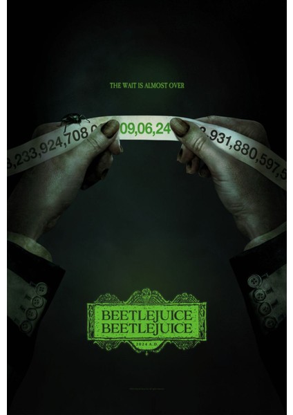 Beetlejuice Beetlejuice (2024) 0001 ( Folyo ) - Afiş - POSTER-1723 ( 50 cm x 70 cm )