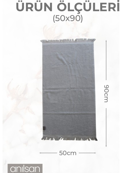 6'lı Gri Jelena El Havlusu - 50x90 Cm, 225 Gr, %100 Pamuk, Spa Ve Otel Havlusu, Günlük Kullanıma Uygun modelleri